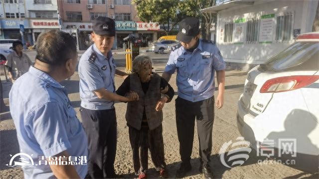 九旬老人獨(dú)自出門不慎受傷 城陽警方緊急將其送往醫(yī)院