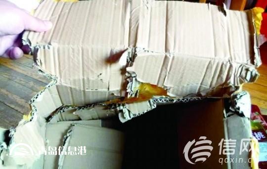 快遞十多斤果脯到了少一半 還沒驗(yàn)收人就跑了