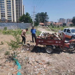 李園街道綜合行政執(zhí)法中隊(duì)持續(xù)整治“亂傾倒建筑垃圾”行為 ...