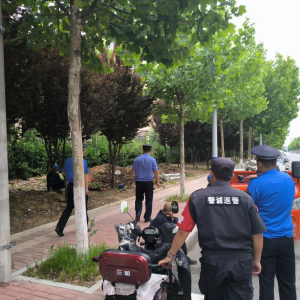 鳳臺執(zhí)法中隊(duì)：進(jìn)一步加強(qiáng)占道施工現(xiàn)場管理