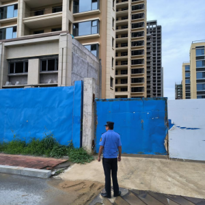 鳳臺執(zhí)法中隊：強(qiáng)化市政公用圍擋管理 鞏固安全防線