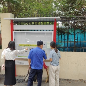 平度市東閣街道執(zhí)法中隊(duì)緊盯垃圾分類，執(zhí)法“不打烊”