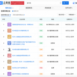 網(wǎng)紅大藍(lán)已注銷多家公司 此前曾發(fā)文預(yù)測A股大盤
