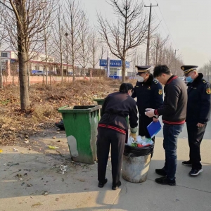 蓼蘭中隊黨支部 引導餐飲行業(yè)主動參與垃圾分類