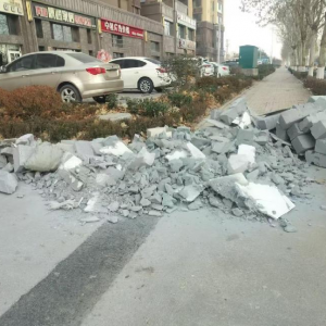 平度市鳳臺街道執(zhí)法中隊：借信用之力，開展建筑垃圾整治