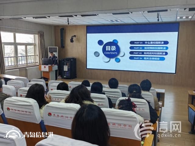 安全宣傳進校園 市北公安守護寒假“平安路”