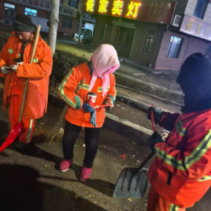 齊心協(xié)力清大集，熱心商戶暖人心